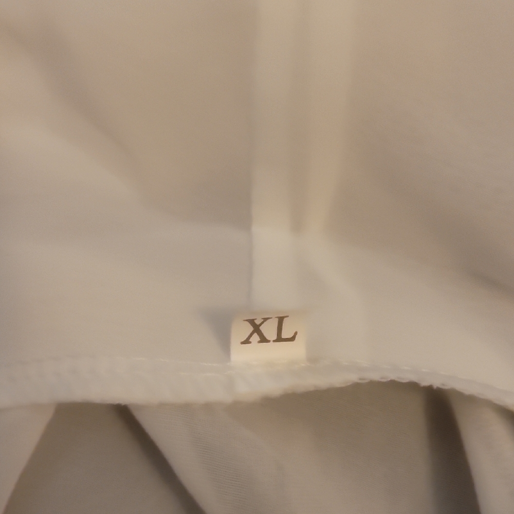 Source Unknown White Ruffled Tie Front Blouse - Picture 3 of 3